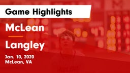 McLean  vs Langley  Game Highlights - Jan. 10, 2020