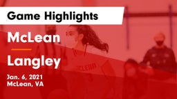 McLean  vs Langley  Game Highlights - Jan. 6, 2021