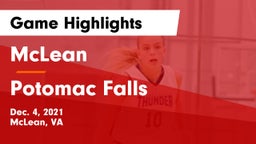 McLean  vs Potomac Falls  Game Highlights - Dec. 4, 2021