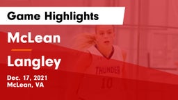 McLean  vs Langley  Game Highlights - Dec. 17, 2021
