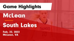 McLean  vs South Lakes  Game Highlights - Feb. 22, 2022