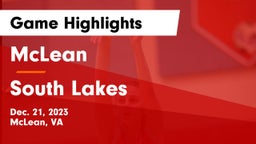 McLean  vs South Lakes  Game Highlights - Dec. 21, 2023