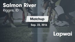 Matchup: Salmon River High Sc vs. Lapwai 2016