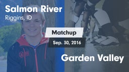 Matchup: Salmon River High Sc vs. Garden Valley 2016