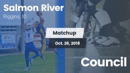 Matchup: Salmon River High Sc vs. Council 2018
