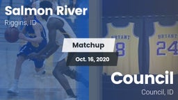 Matchup: Salmon River High Sc vs. Council  2020