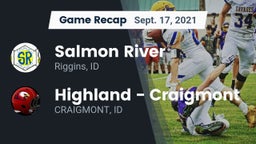 Recap: Salmon River  vs. Highland  - Craigmont 2021