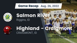 Recap: Salmon River  vs. Highland  - Craigmont 2022