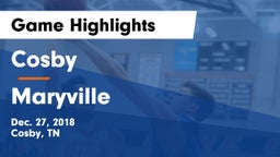 Cosby  vs Maryville  Game Highlights - Dec. 27, 2018