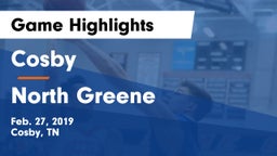 Cosby  vs North Greene Game Highlights - Feb. 27, 2019