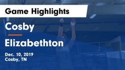 Cosby  vs Elizabethton  Game Highlights - Dec. 10, 2019