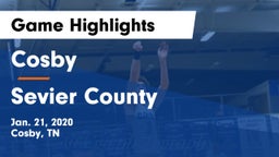 Cosby  vs Sevier County  Game Highlights - Jan. 21, 2020