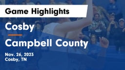 Cosby  vs Campbell County  Game Highlights - Nov. 26, 2023