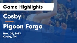 Cosby  vs Pigeon Forge  Game Highlights - Nov. 28, 2023