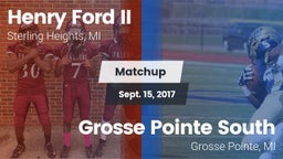 Matchup: Henry Ford II High S vs. Grosse Pointe South  2017