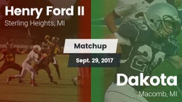 Matchup: Henry Ford II High S vs. Dakota  2017