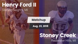 Matchup: Henry Ford II High S vs. Stoney Creek  2018
