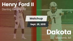 Matchup: Henry Ford II High S vs. Dakota  2018