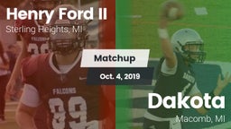 Matchup: Henry Ford II High S vs. Dakota  2019