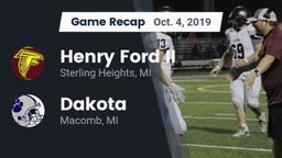 Recap: Henry Ford II  vs. Dakota  2019