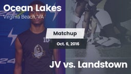Matchup: Ocean Lakes High vs. JV vs. Landstown 2016