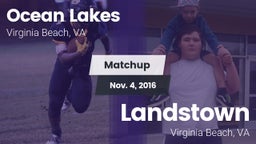 Matchup: Ocean Lakes High vs. Landstown  2016