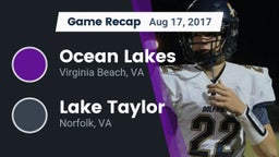 Recap: Ocean Lakes  vs. Lake Taylor  2017