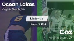 Matchup: Ocean Lakes High vs. Cox  2018