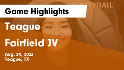 Teague  vs Fairfield JV Game Highlights - Aug. 24, 2023