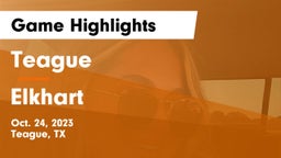 Teague  vs Elkhart  Game Highlights - Oct. 24, 2023