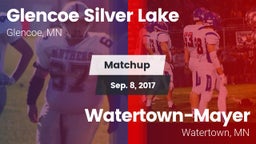 Matchup: Glencoe Silver Lake vs. Watertown-Mayer  2017