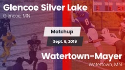 Matchup: Glencoe Silver Lake vs. Watertown-Mayer  2019