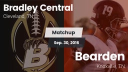 Matchup: Bradley Central vs. Bearden  2016