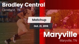 Matchup: Bradley Central vs. Maryville  2016