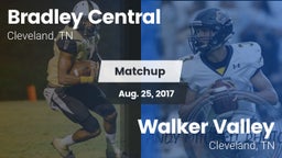 Matchup: Bradley Central vs. Walker Valley  2017