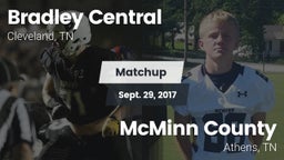 Matchup: Bradley Central vs. McMinn County  2017