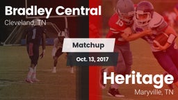 Matchup: Bradley Central vs. Heritage  2017