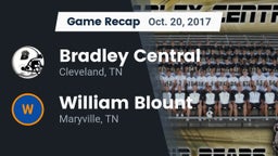 Recap: Bradley Central  vs. William Blount  2017