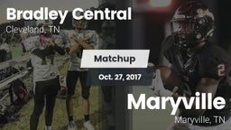 Matchup: Bradley Central vs. Maryville  2017