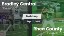 Matchup: Bradley Central vs. Rhea County  2018