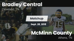 Matchup: Bradley Central vs. McMinn County  2018
