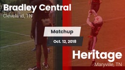 Matchup: Bradley Central vs. Heritage  2018