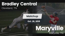Matchup: Bradley Central vs. Maryville  2018