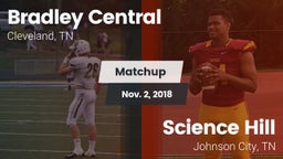 Matchup: Bradley Central vs. Science Hill  2018