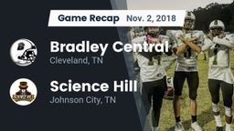 Recap: Bradley Central  vs. Science Hill  2018