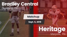 Matchup: Bradley Central vs. Heritage  2019