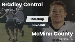 Matchup: Bradley Central vs. McMinn County  2019