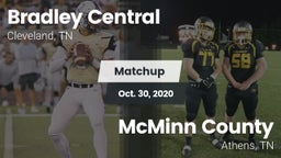 Matchup: Bradley Central vs. McMinn County  2020
