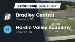 Recap: Bradley Central  vs. Hardin Valley Academy 2021