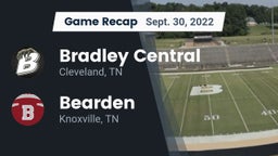 Recap: Bradley Central  vs. Bearden  2022